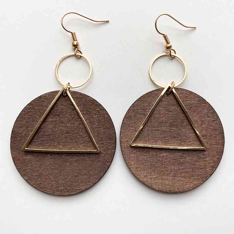 Geometric Drop Earrings