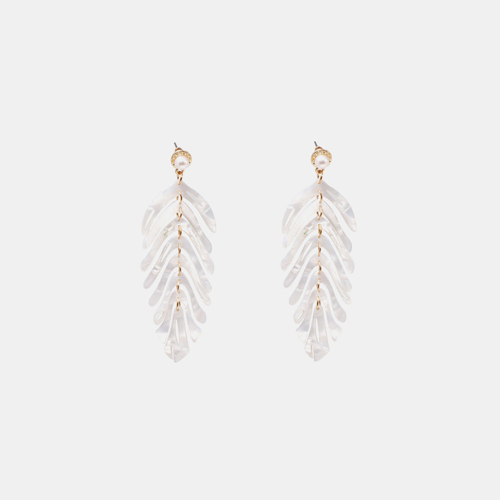 Leaf Shape Dangle Earrings