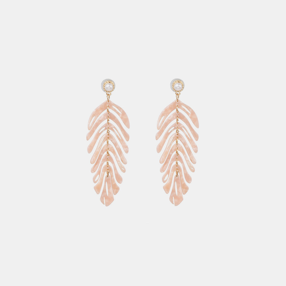 Leaf Shape Dangle Earrings