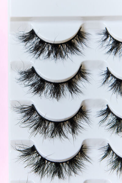 SO PINK BEAUTY Mink Eyelashes 5 Pairs